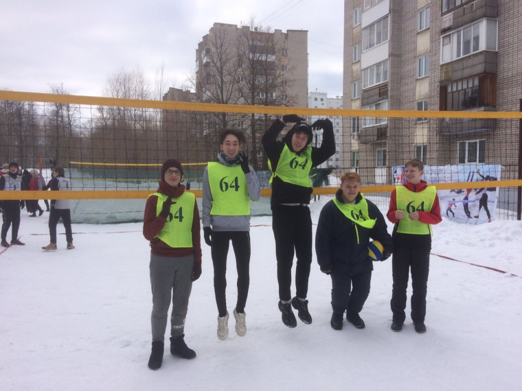 Победа в городском соревновании «Зимняя волейбольная лига».